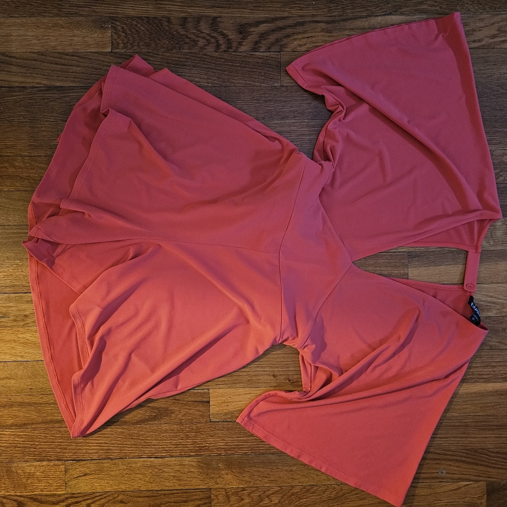 EXPRESS CORAL ROMPER - Picture 5 of 6